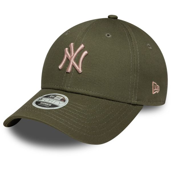 New Era 9Forty Strapback Damen Cap - New York Yankees oliv