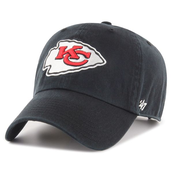 47 Brand Relaxed Cap CLEAN UP Kansas City Chiefs schwarz