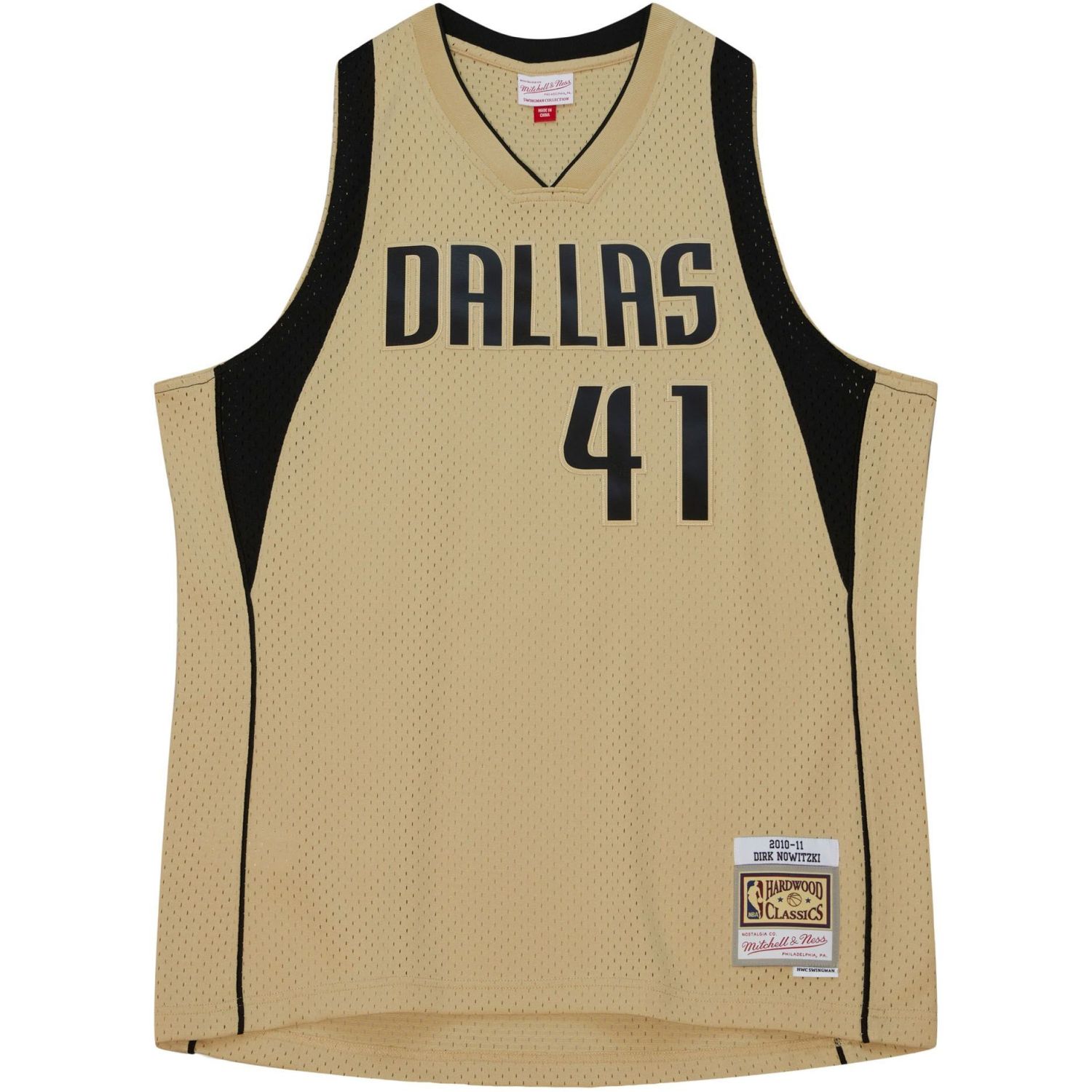 Swingman Khaki Mesh Jersey Dallas Mavericks Dirk Nowitzki Jerseys