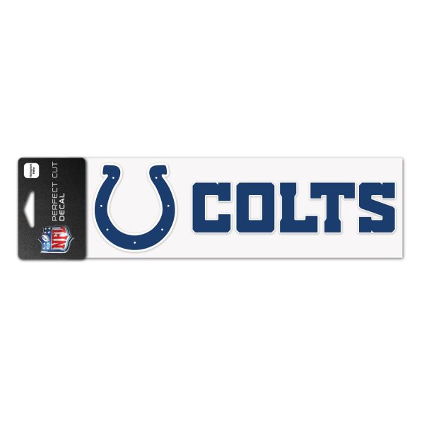 NFL Perfect Cut Aufkleber 8x25cm Indianapolis Colts