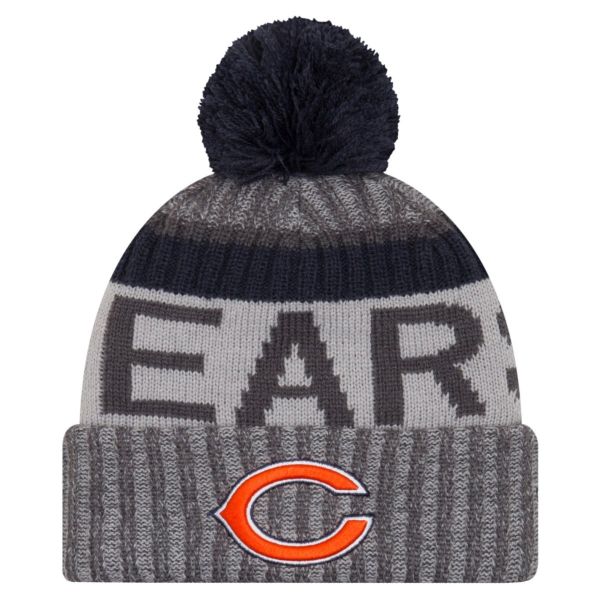 New Era NFL SIDELINE 2017 Bobble Beanie - Chicago Bears