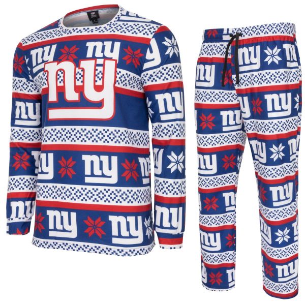 NFL Winter XMAS Pyjama Set - New York Giants