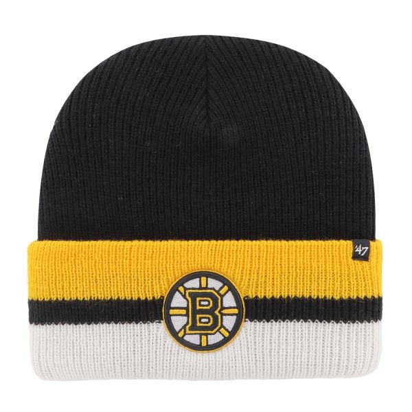 47 Brand Knit Beanie - SPLIT CUFF Boston Bruins