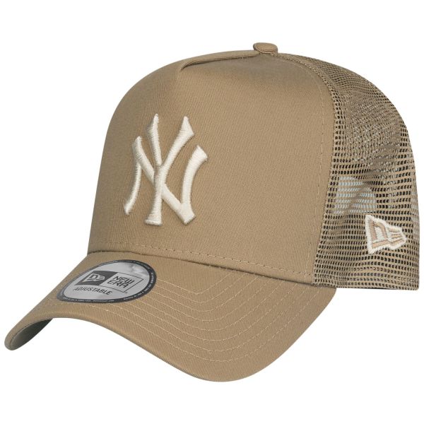 New Era Snapback Trucker Cap - New York Yankees khaki
