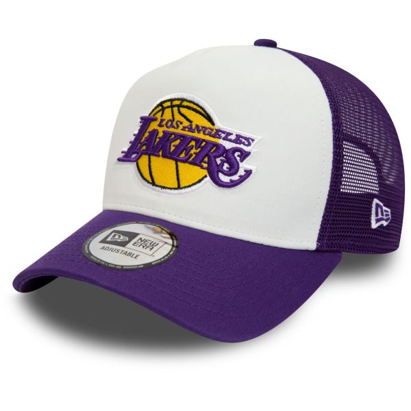 New Era Adjustable Trucker Cap - Los Angeles Lakers purple
