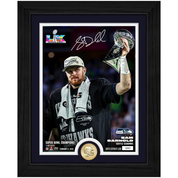 Sam Darnold Seattle Seahawks Super Bowl LX Lombardi Mint