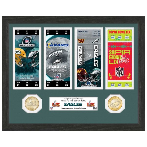 Philadelphia Eagles Road to Super Bowl LIX Ticket Coin Mint