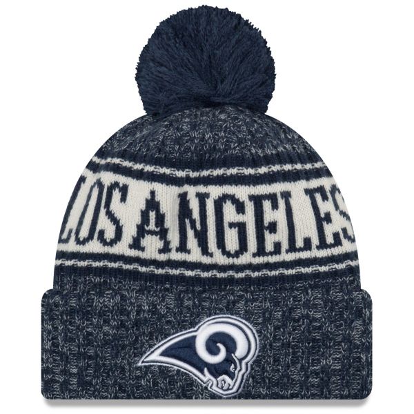 New Era NFL Sideline 2018 Bobble Beanie - Los Angeles Rams