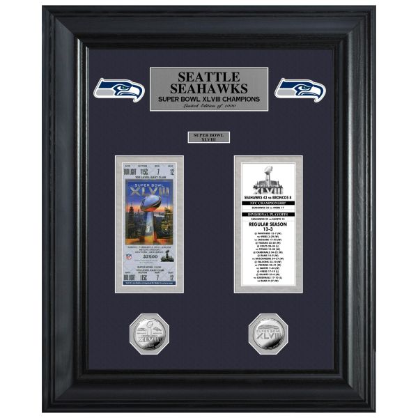 Seattle Seahawks Super Bowl Championship Ticket Coin Bild