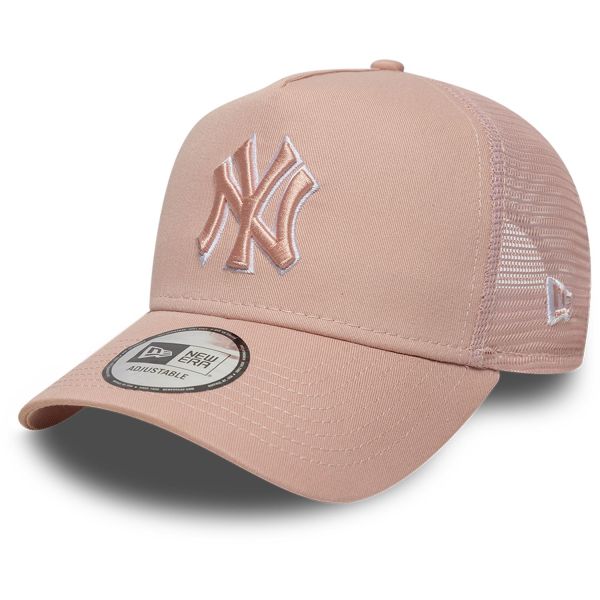 New Era A-Frame Trucker Cap - OUTLINE New York Yankees rose
