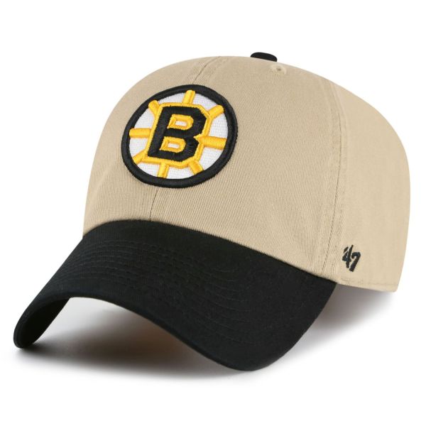 47 Brand Adjustable Cap - CLEAN UP Boston Bruins khaki