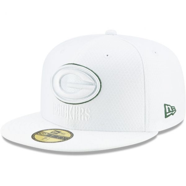 New Era 59Fifty Cap - PLATINUM Sideline Green Bay Packers