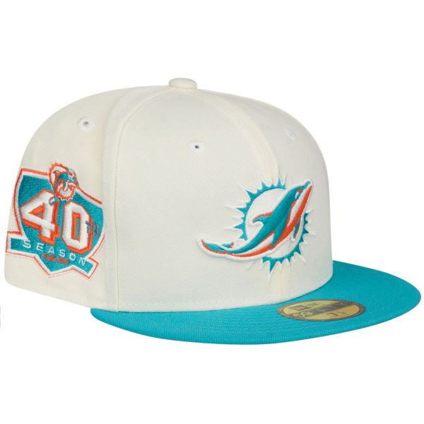 New Era 59Fifty Fitted Cap - SIDEPATCH Miami Dolphins