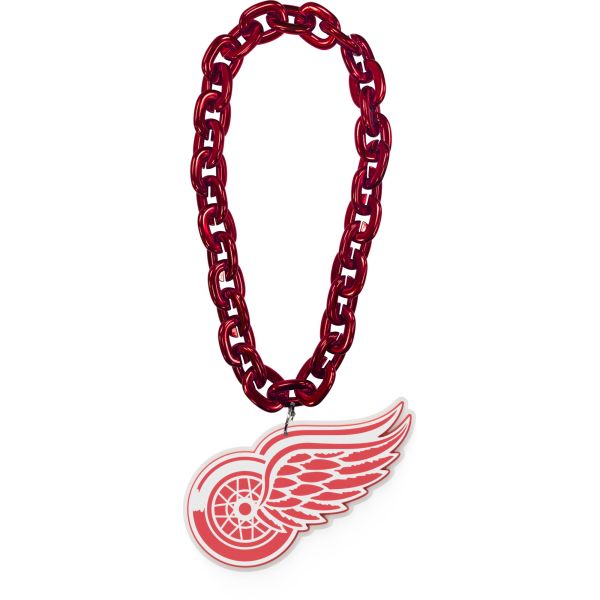 NHL Detroit Red Wings 3D FanFave XXL Fanchain Collier