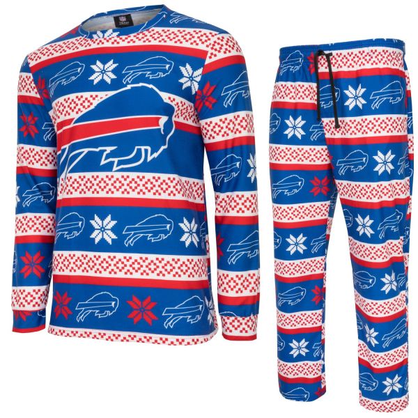 NFL Winter XMAS Pyjama Set - Buffalo Bills