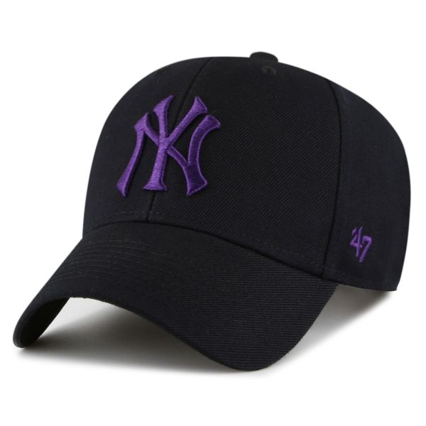 47 Brand Curved Snapback Cap MLB New York Yankees schwarz