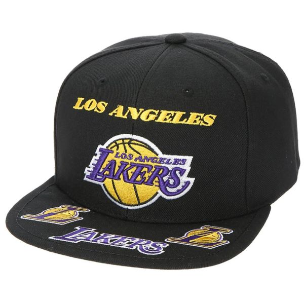 Mitchell & Ness Snapback Cap FRONT LOADED Los Angeles Lakers