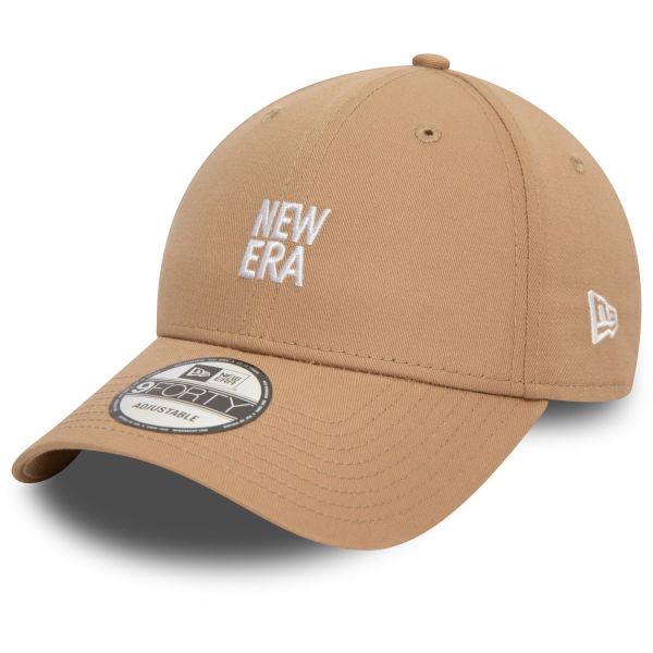 New Era 9Forty Strapback Cap - BRAND LOGO camel beige