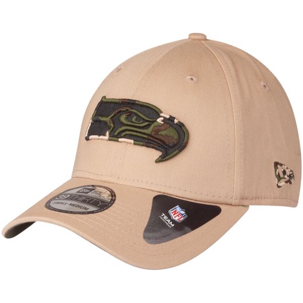 New Era 39Thirty Stretch Cap - CAMO Seattle Seahawks