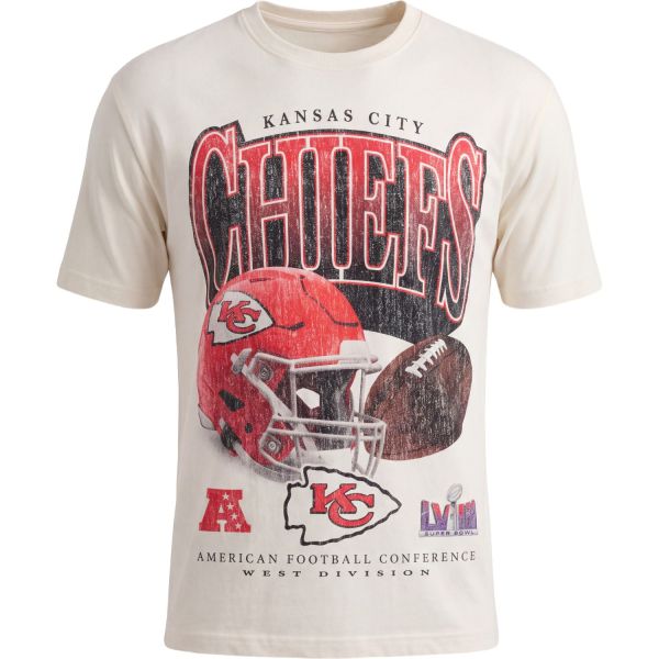 New Era NFL Shirt - VINTAGE Kansas City Chiefs creme