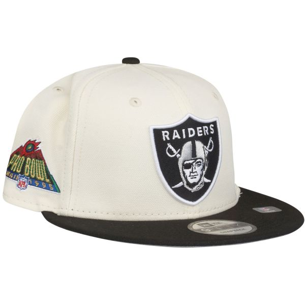 New Era 9Fifty Snapback Cap - Las Vegas Raiders chrome beige