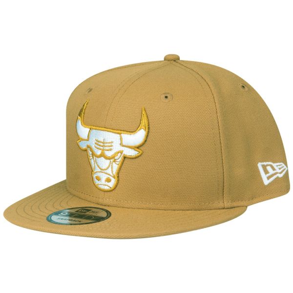 New Era 9Fifty Snapback Cap - Chicago Bulls panama tan brown