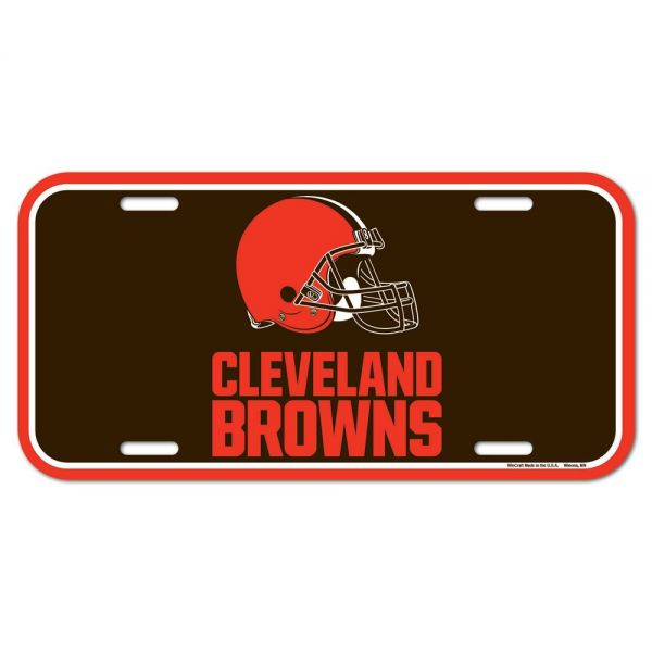 Wincraft NFL License Plate Sign - Cleveland Browns