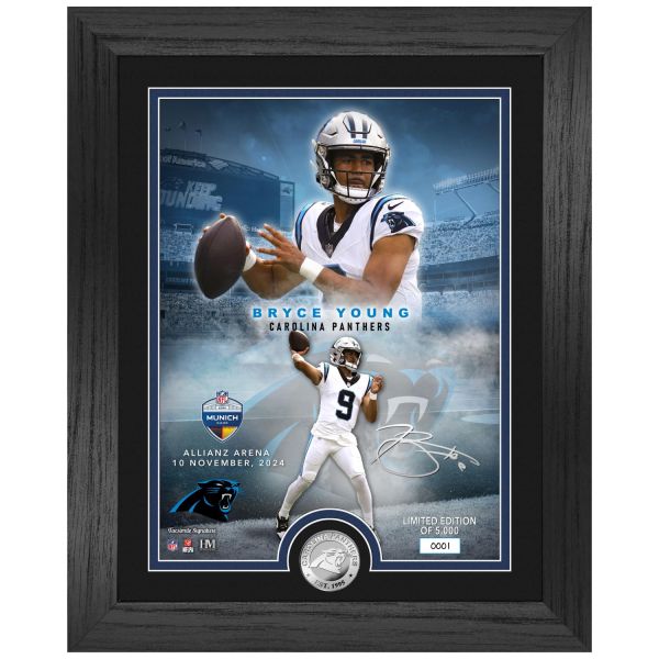 NFL Munich Game Bryce Young Panthers Coin Photo