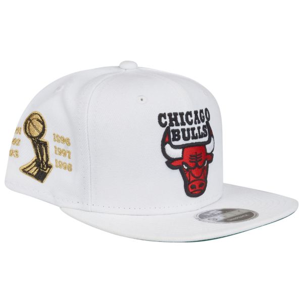 New Era 9Fifty Original Snapback Cap - Chicago Bulls white