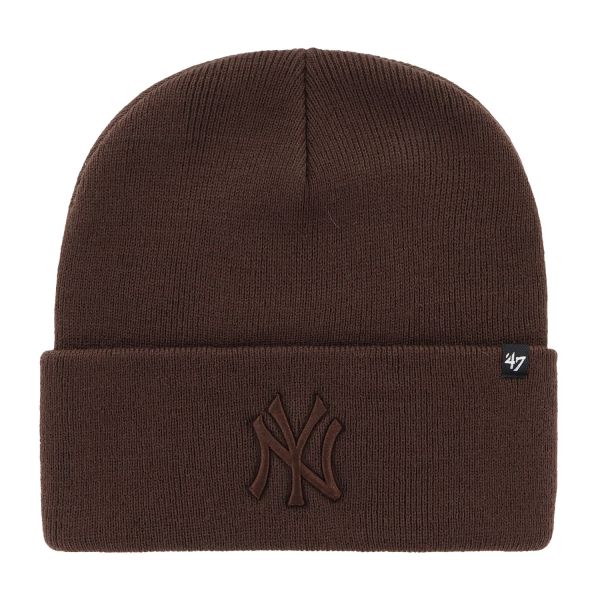 47 Brand Knit Bonnet - HAYMAKER New York Yankees brun