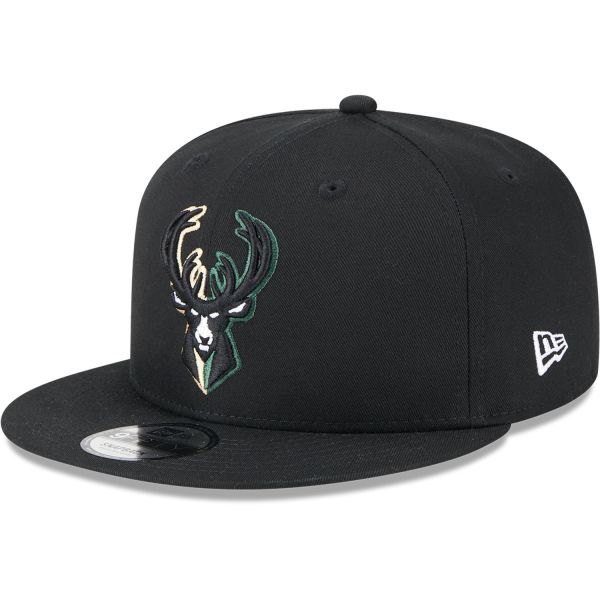 New Era 9Fifty Snapback Cap - SPLIT LOGO Milwaukee Bucks