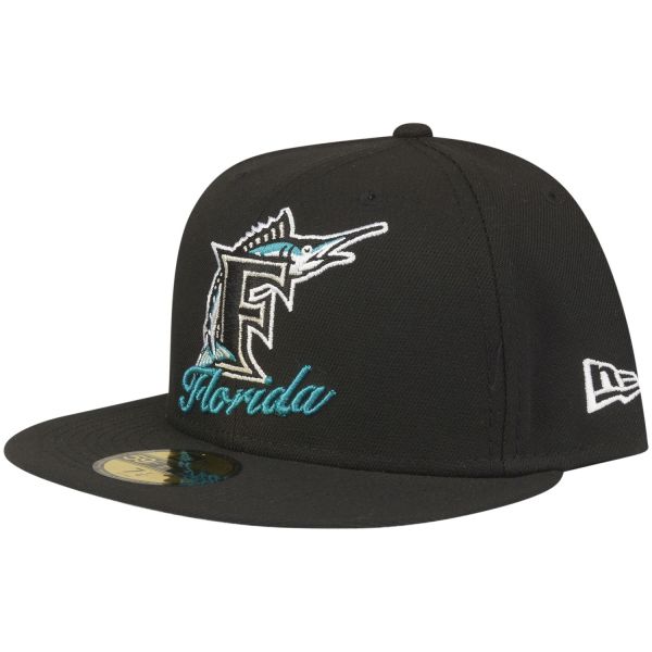 New Era 59Fifty Fitted Cap - DUAL LOGO Miami Marlins