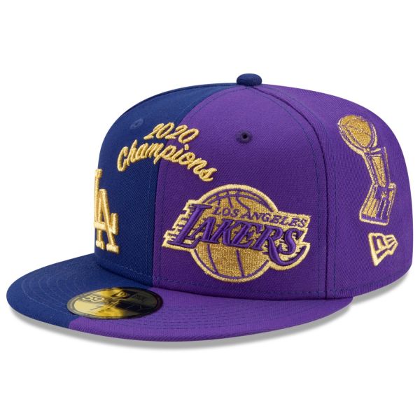 New Era 59Fifty Fitted Cap - CHAMPS 2020 LA Lakers & Dodgers