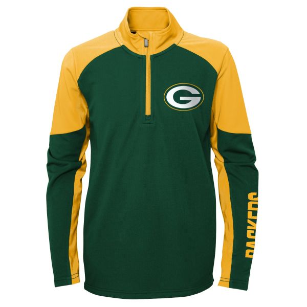Outerstuff NFL Kids Zip Pullover AUDIBLE Green Bay Packers