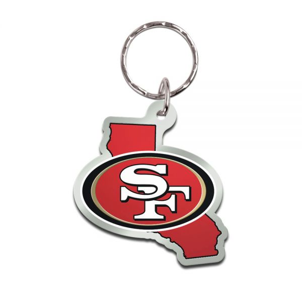 Wincraft STATE Key Ring Chain - NFL San Francisco 49ers