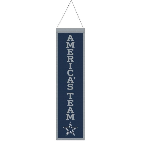 Dallas Cowboys SLOGAN NFL Wool Banner 80x20cm