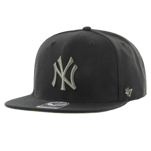 47 Brand Snapback Cap CAPTAIN New York Yankees schwarz wood