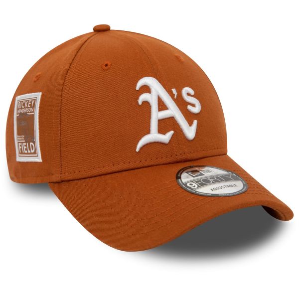 New Era 9Forty Strapback Cap - SIDEPATCH Oakland Athletics