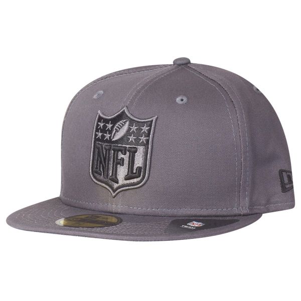 New Era 59Fifty Fitted Cap - GRAPHITE NFL Logo grau