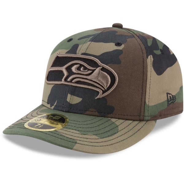 New Era 59Fifty LOW PROFILE Cap - Seattle Seahawks wood camo