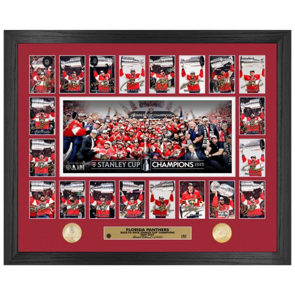 Florida Panthers 2025 NHL Stanley Cup Champion Momemts Frame