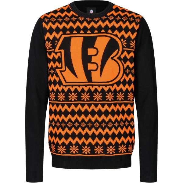 NFL Winter Sweater XMAS Strick Pullover Cincinnati Bengals