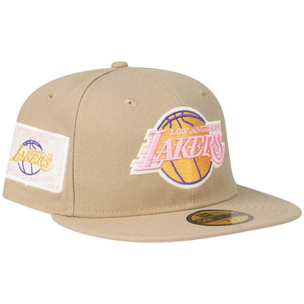 New Era 59Fifty Fitted Cap - Los Angeles Lakers camel beige