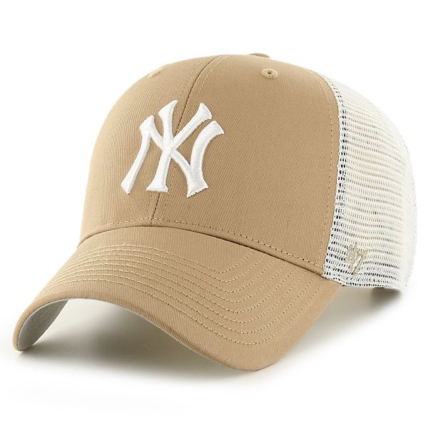 47 Brand Trucker Cap - BRANSON New York Yankees khaki beige