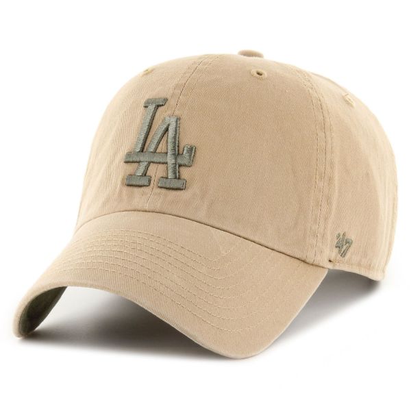 47 Brand Ballpark Cap - CLEAN UP Los Angeles Dodgers khaki