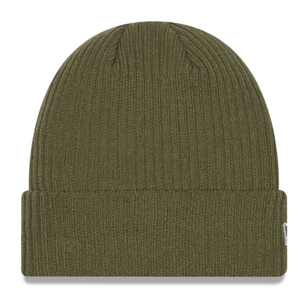 New Era Wintermütze Beanie - COLOUR CUFF oliv