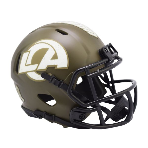 Riddell Speed Mini Football Helm SALUTE Los Angeles Rams