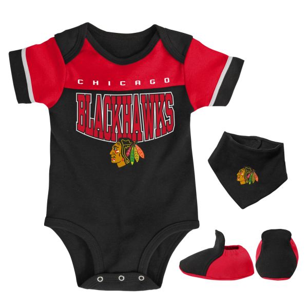 Outerstuff NFL Bébé Bib & Bootie Chicago Blackhawks