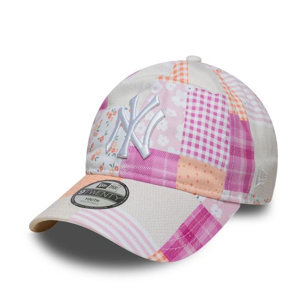 New Era 9Twenty Kids Cap PATCHWORK NY Yankees beige