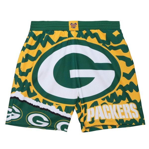 M&N Green Bay Packers JUMBOTRON Basketball Shorts